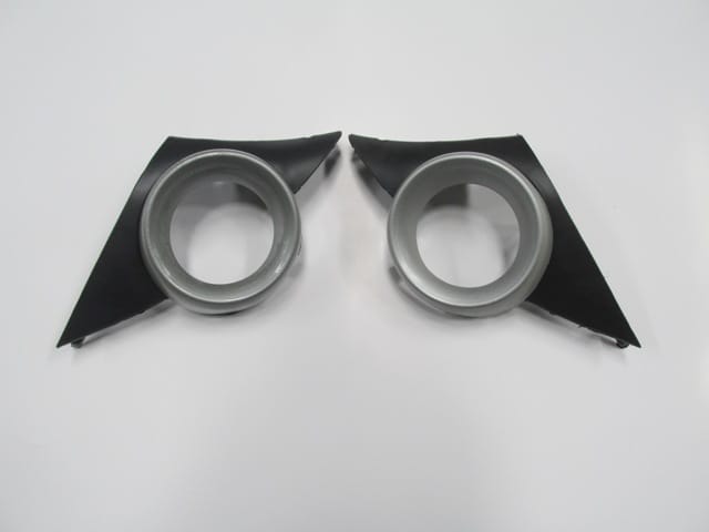 Peugeot 207 Sis Lamba Kapağı Sağ/sol Set Sis Delikli Çerçevesi Gri