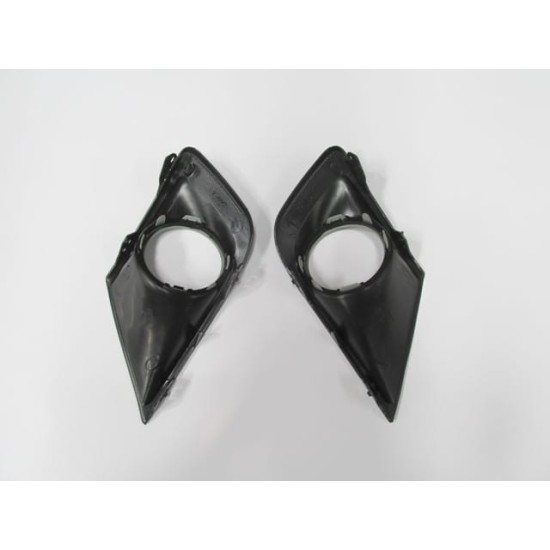 Peugeot 207 Sis Lamba Kapağı Sağ/sol Set Sis Delikli Çerçevesi Gri