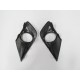 Peugeot 207 Sis Lamba Kapağı Sağ/sol Set Sis Delikli Çerçevesi Gri