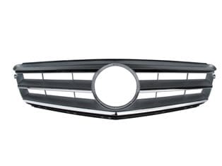Mercedes C Class- W204 Ön Panjur Gümüş Gri (2007-2011)