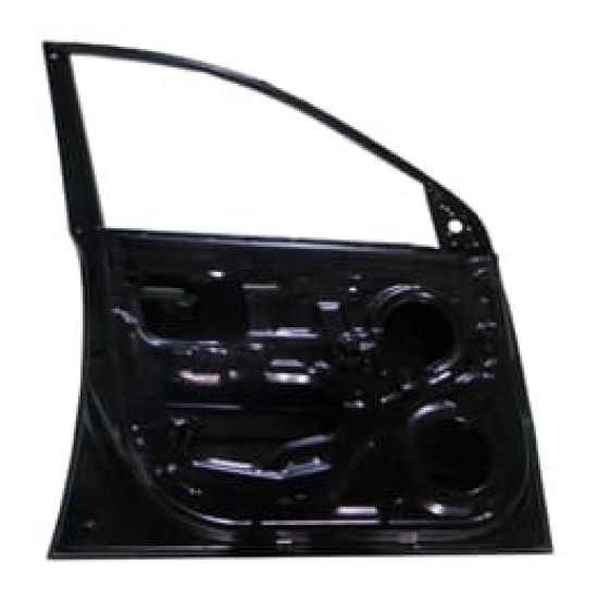 Kia Rio- III Ön Kapı Komple Sol Siyah Band Delikli Çelik Barlı
