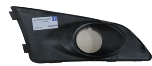Chevrolet Aveo Sis Lamba Kapağı Sol Sis Delikli Siyah (2011-2013)