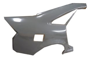 Audi A6 Arka Çamurluk Sağ Tavana Kadar Gri (1998-2001)