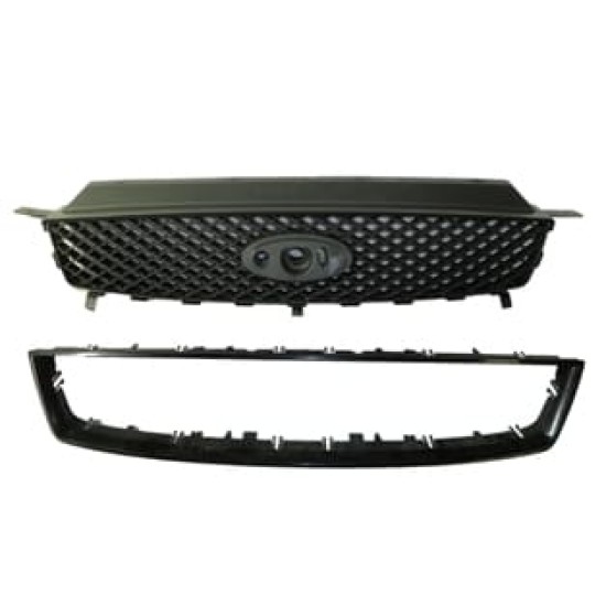 Ford Focus C Max Ön Panjur Koyu Gri Siyah Çıtalı (2004-2006) Ford Focus C Max Ön Panjur Koyu Gri Siyah Çıtalı (2004-2006)