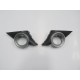 Peugeot 207 Sis Lamba Kapağı Sağ/sol Set Sis Delikli Çerçevesi Gri