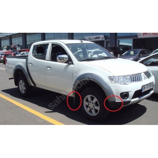 Mitsubishi L200- Pick Up Arka Çamurluk Ağzı Plastiği Sol 4x2