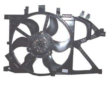 Opel Corsa- C Radyatör Fan Davlumbazı Komple 1.7cc 2fişli (2000-2003)