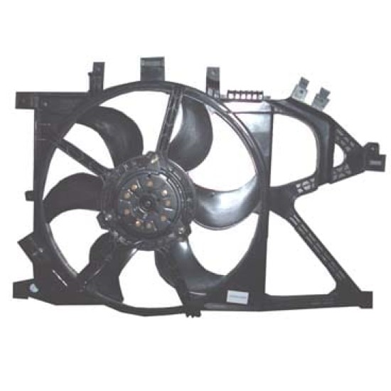 Opel Corsa- C Radyatör Fan Davlumbazı Komple 1.7cc 2fişli (2004-2006)