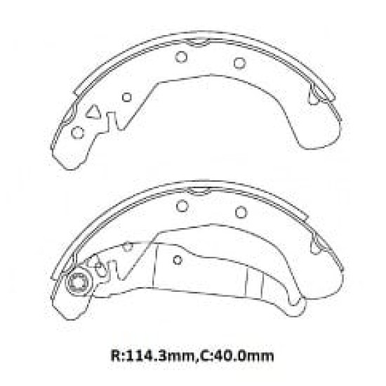 Opel Zafira Arka Fren Pabucu 1,6/1,8/2,0 (1999-2004)