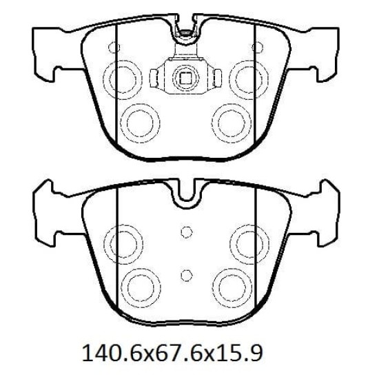 Bmw X5- E70 Arka Fren Balatası (2007-2013)