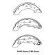 Ford Fiesta Arka Fren Pabucu 1,25/1,3/1,4cc (2000-2002)