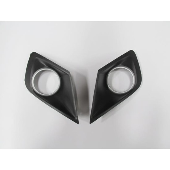 Peugeot 207 Sis Lamba Kapağı Sağ/sol Set Sis Delikli Çerçevesi Gri