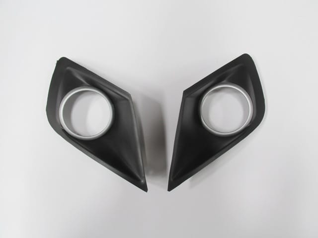 Peugeot 207 Sis Lamba Kapağı Sağ/sol Set Sis Delikli Çerçevesi Gri