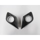 Peugeot 207 Sis Lamba Kapağı Sağ/sol Set Sis Delikli Çerçevesi Gri