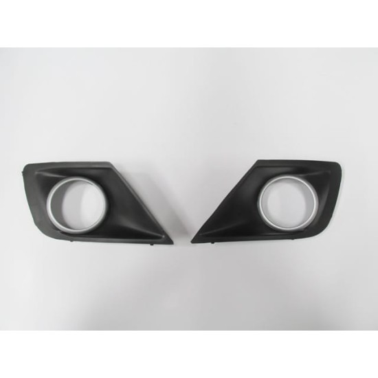 Peugeot 207 Sis Lamba Kapağı Sağ/sol Set Sis Delikli Çerçevesi Gri