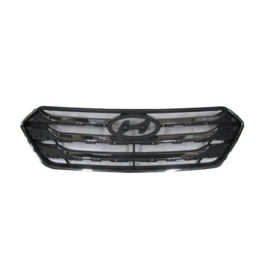 Hyundai Santa Fe Ön Panjur Nikelaj Kaplamalı (2013-2015)