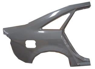 Audi A6 Arka Çamurluk Sağ Tavana Kadar Gri (1998-2001)