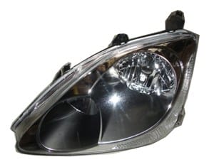Honda Cıvıc Far Lambası Sol Manuel/siyah (2004-2006)