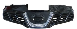 Nissan Qashqai J10 Ön Panjur Siyah Nikelaj Kaplamalı (2010-2013) OEM 62310-BR00A