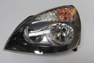 Renault Clio Far Lambası Sol Elektrikli/motorsuz Siyah 5fişli