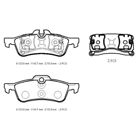 Mini Cooper Arka Fren Balatası (2005-2007)