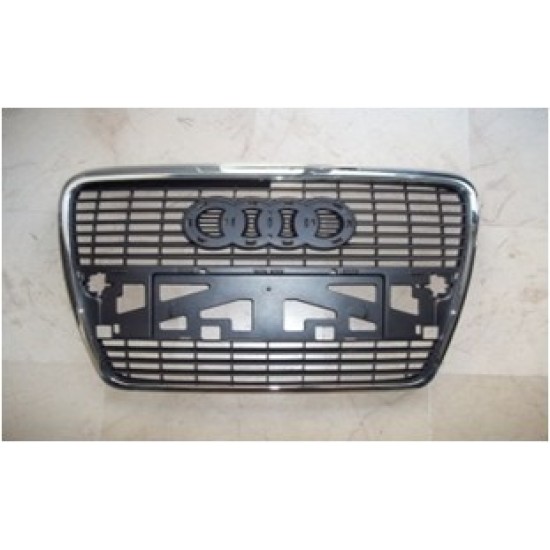 Audi A6 Ön Panjur Krom Çerçeve Koyu Gri 2005 Audi A6 Ön Panjur Krom Çerçeve Koyu Gri 2005