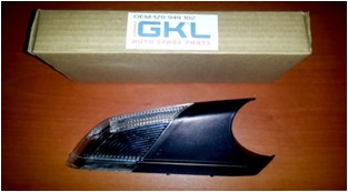 Volkswagen Polo Sağ Ayna Sınyalı 2 Fişli V 05>09 OEM 1Z0949102 Volkswagen Polo Sağ Ayna Sınyalı 2 Fişli V 05>09 OEM 1Z0949102
