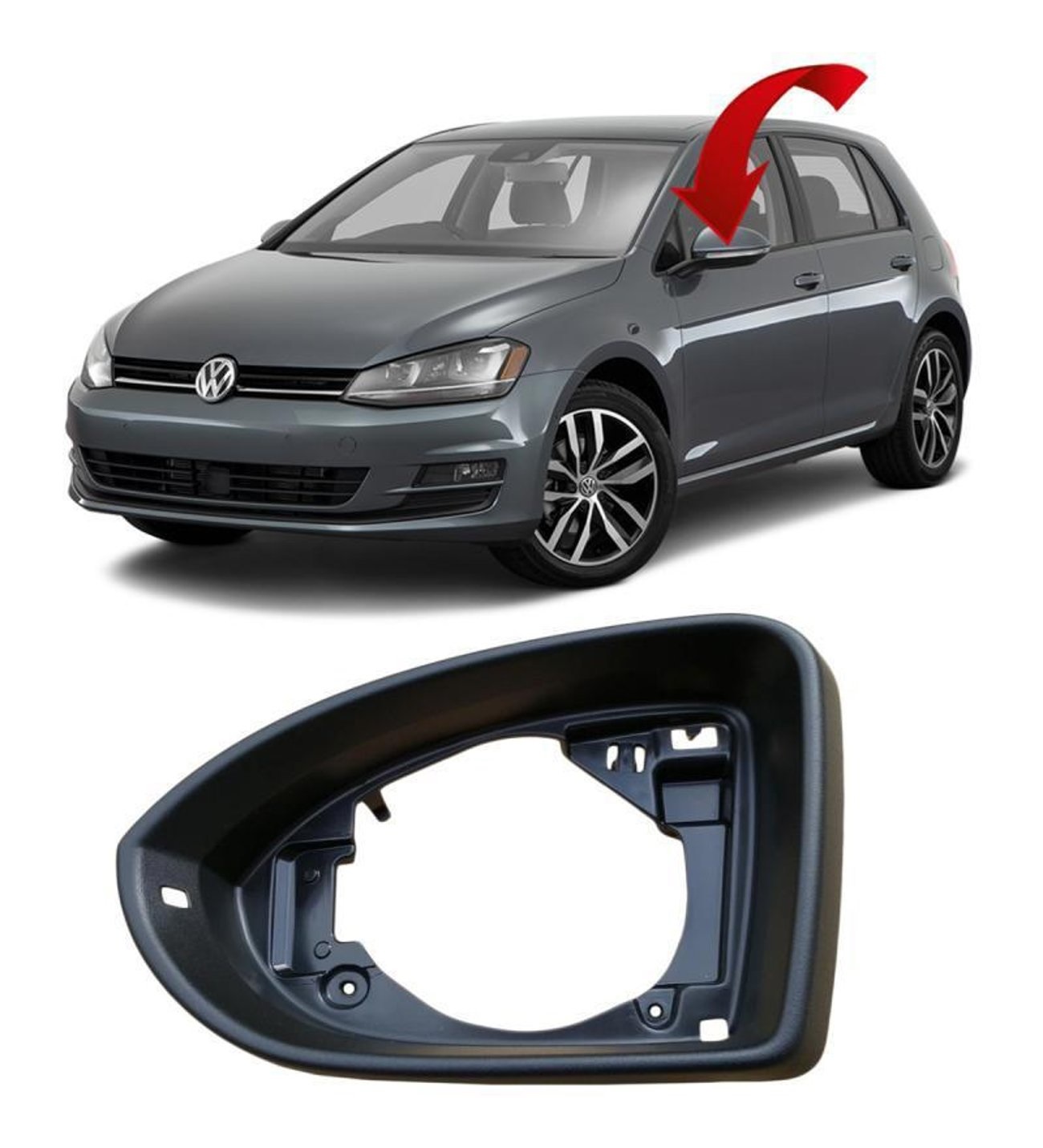 Ayna Çerçevesi Sol Golf7 2014>>