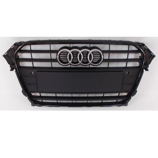 Audi A4 Ön Panjur Krom Çerçeve Mat Siyah Sensörlü Tr Plakalık 2012