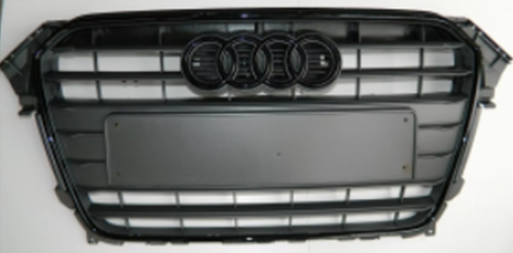 Audi A4 Ön Panjur Parlak Siyah Çerçeve Mat Siyah Sensörsüz Tr Plakalık
