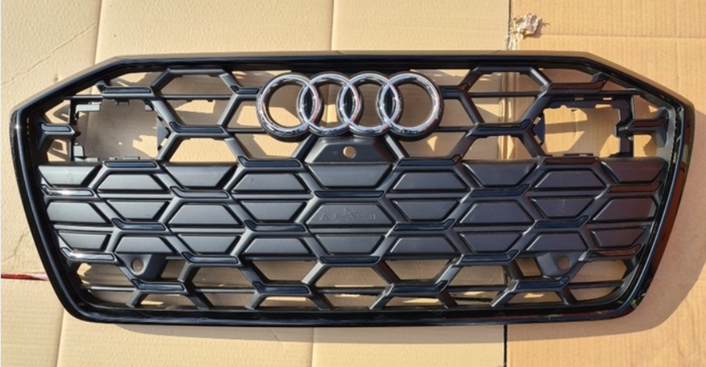 Audi A6 Ön Panjur Parlak Siyah Çerçeve Mat Radarlı 9 Petek > (2023-Gunumuz) Audi A6 Ön Panjur Parlak Siyah Çerçeve Mat Radarlı 9 Petek > (2023-Gunumuz)