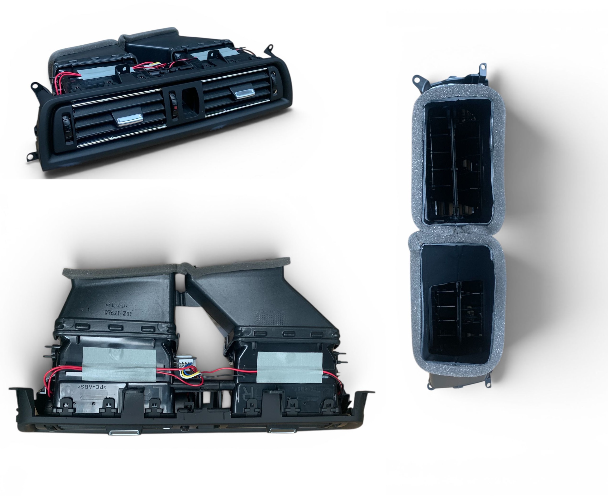 Bmw F10 Ön Klima Kalorifer Izgarası Orta (komple Kromlu) +lcı