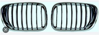 Bmw X5 Ön Panjur Böbrek Set Komple Krom 00>03