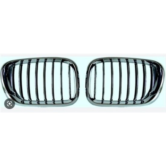 Bmw X5 Ön Panjur Böbrek Set Komple Krom 00>03 Bmw X5 Ön Panjur Böbrek Set Komple Krom 00>03