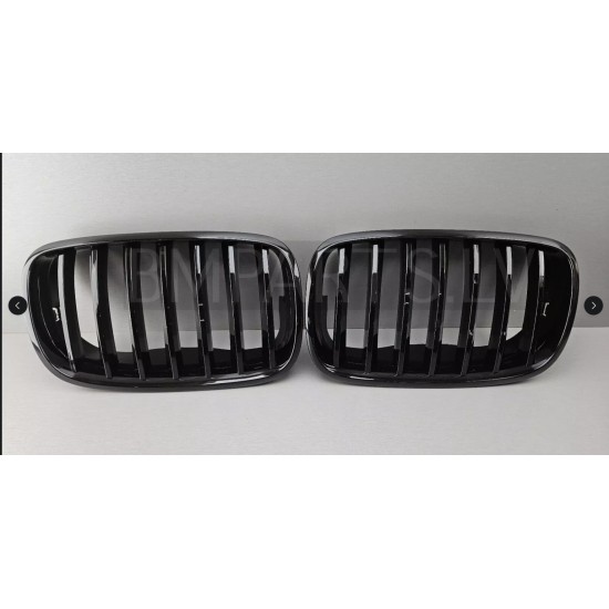 Bmw X5 Ön Panjur Böbrek Parlak Siyah Set E70+lci 2007 Bmw X5 Ön Panjur Böbrek Parlak Siyah Set E70+lci 2007
