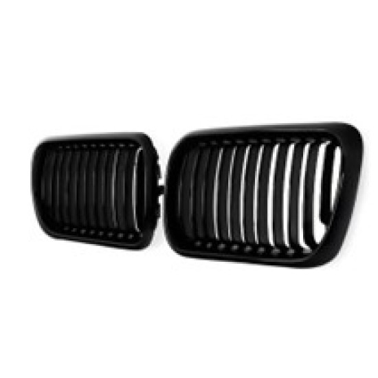 Bmw E36 Ön Panjur Böbrek Parlak Siyah Set 1997