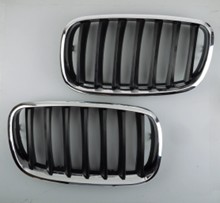 Bmw X6 Panjur Sol/sag Set Krom/sıyah 2012