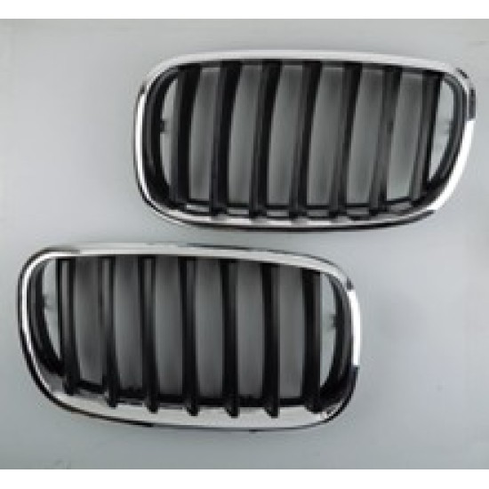 Bmw X6 Panjur Sol/sag Set Krom/sıyah 2012